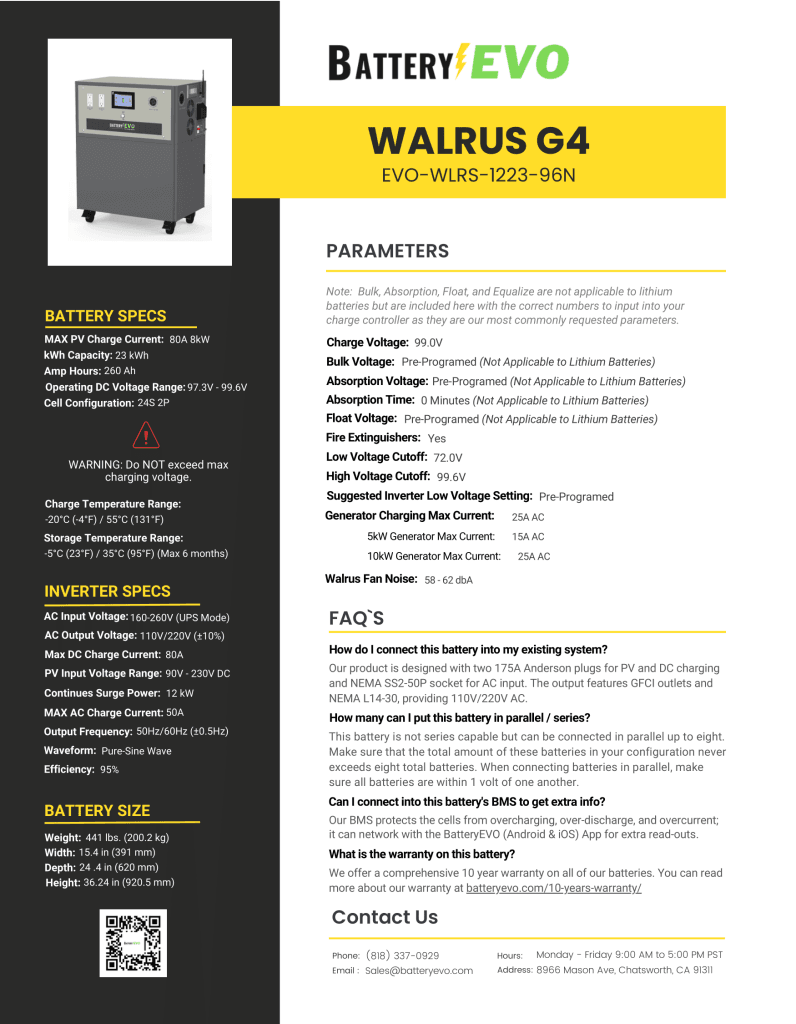 Longer Lifespan and specs